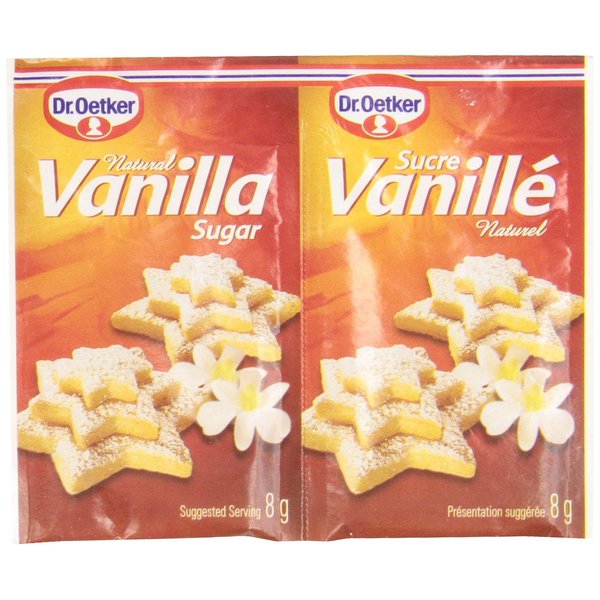 Dr. Oetker Vanilla Sugar - Natural - 6 × 8 g