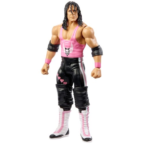 Mattel WWE SummerSlam Bret 'Hitman' Hart Action Figure in 6-inch Scale with Articulation & Ring Gear
