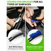 Professional Gun Cleaning Kit 10 in 1 Gun Accessories Incl. Lint Free Gun Cleaning Patches, 6-inch Gun Cleaning Swabs, Double Head Gun Cleaning Brush, Gun Cleaner Picks and Cleaning Cloth for Guns