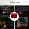 VINAUO RV Tail Lights LED, Camper Tail Lights, RV Brake Lights, RV Trailer Lights Stop Turn Tail LED, RV Tail Lights with White Base Brackets LED Trailer Lights, LED Camper Tail Lights