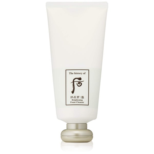 The History of Whoo Gongjinhyang Seol Radiant Brightening Cleansing Foam | Perfectly Removes Skin Residues with Rich & Fine Bubble Foams, 180ml