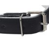 Dogs My Love Genuine Leather Felt Padded Dog Collar (18"-22.5" Neck; 1.25" Wide, Black)