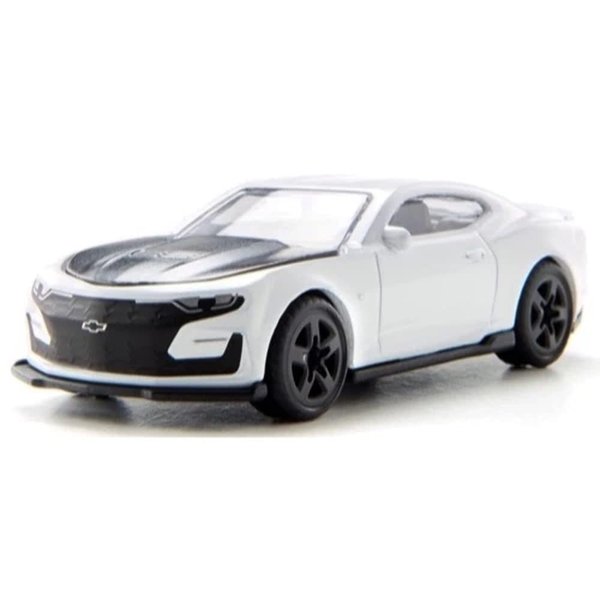 Siku 1538, Chevrolet Camaro, Metal/Plastic, White, Opening Bonnet, Trailer Hitch