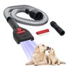 Defurry Pet Grooming Brush and Shedding Comb Kit for Dog/Cat Hair, Vacuum Attachment Deshedding Tool,Professional Accessories Remover for Pet's Undercoat Fur