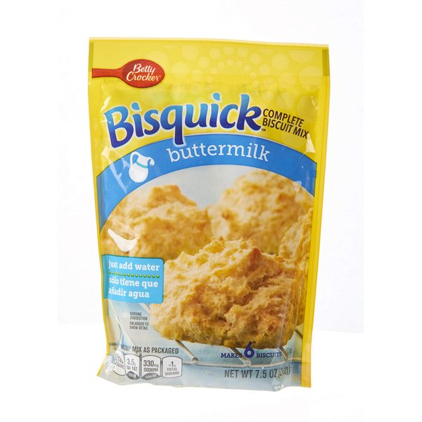 Betty Crocker Bisquick Complete Buttermilk Biscuit Mix, Just Add Water, 7.5 oz.