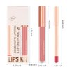 BINGBRUSH Colors Liquid Matte Lipstick and Lipliner Pack Set, Lip Tint Long Lasting 24 Hour Waterproof Velvet Nonstick Cup Lipgloss Lip Stain Pigmented Lip Makeup Gift Sets (1Pc 07#)