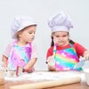 PASHOP 2 Pack Kids Apron Rainbow Unicorn Aprons With Pockets for Girls Boys Toddler Apron for Painting Cooking Baking