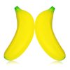iMagitek 12 Pack Banana Stress Relief Toys Banana Stress Balls PU Toys for Kids Party Favors Supplies, Stress Relief Party Favors