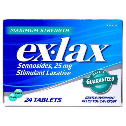Ex-Lax Pills Maximum Strength 24 Each (Pack of 4)