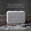 MARLOWE. No. 102 Men's Body Scrub Soap 7oz (3 Bars) Earthy Oud Wood Scent, Best Exfoliating Bar for Men, Made with Natural Ingredients, Apricot Seed Powder, Shea Butter, Olive Oil, Green Tea Extracts