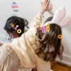 56PCS Toddler Girls Hair Accessories, Baby Hair Clips, Hair Pin, Barrettes for Girls,Kids Hair Clips for Styling, Rainbow Flower Candy Fruits Butterfly Set Cute Hair Clips for Girls