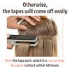 Sunny Hair Tape in Extensions Straight Skin Weft Tape in Hair Extensions Invisible Tape in Hair Extensions Human Hair 20Pcs Hair Extensions Real Human Hair Brown 20inch