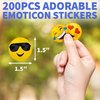 Playbees Emoticon Stickers - 2 Rolls - Kids' Party Favors, Game Prizes, Novelty Toys, Wall Decor, Scrapbooking, Girly Collections, Arts and Crafts