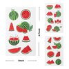 24 Sheets Watermelon Temporary Tattoos, Birthday Decorations Watermelon Party Favors