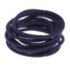 50pcs Nylon Rubber Bands High Elasticity Ponytail Holder Hair Ties Rope for Adults (Blue)