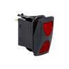True MODS 12V DC 20A 4-Pin LED ON-Off-ON SPDT Rocker Switch - RED