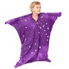 Sensory Body Sock for Kids,Sensory Sack for Relaxation, Focus,Sensory Integration,Body Sock (Medium 47''×27'' Purple)