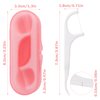WLLHYF Dental Floss 4 PCS Travel Dental Floss Case Portable Case Refillable Dental Floss Picks Organizer 40 Picks Professional Toothpicks Sticks for Family Hotel Travel Women Men Teeth Cleaning