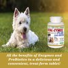 NWC Naturals Total-Zymes Plus Vegetarian Digestive Enzymes for Dogs & Cats, Supports a Healthy Digestive Tract & Immune System, Advanced Probiotics & Prebiotics- 100 Chewable Tablets