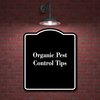 Organic Compost For Gardening BLACK Aluminium Composite Sign 8.5''x10''