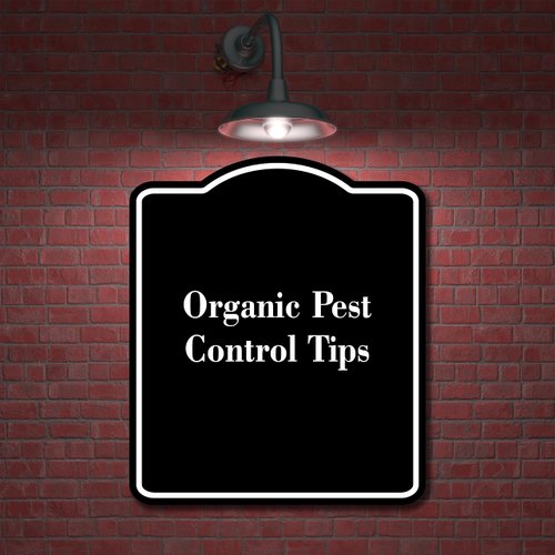Organic Compost For Gardening BLACK Aluminium Composite Sign 8.5''x10''