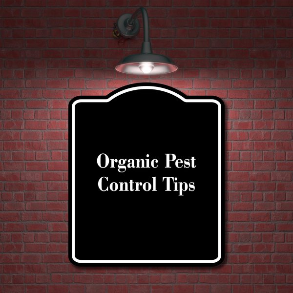Organic Compost For Gardening BLACK Aluminium Composite Sign 8.5''x10''