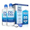 Renu Contact Lens Solution Advanced Formula Multipurpose Lens Cleaner for Eye Contacts, Cleaning, Moisturizing and Disinfecting Care for Soft & Silicon Hydrogel Lenses, 12 Fl Oz (Pack of 2)