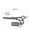 6.0 Inches Hair Cutting Scissors Set with Combs Lether Scissors Case,Hair cutting shears Hair Thinning shears For Personal and Professional (Matt black)