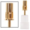 Eyech 2Pcs Sanding Band Mandrel Bit,Mini Mandrel Nail Drill Bit,Small Nail Drill Mandrel for Home/Salon/SPA/Manicure/Nail Sanders(Sliver+Golden)