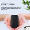 HERBOGANIC Charcoal Herbal Soap | Natural Bar Soap for Face and Body | Detoxifying and Cleansing | Infused with Charcoal | Gentle for Men and Women | 5 Oz (Pack of 3)…