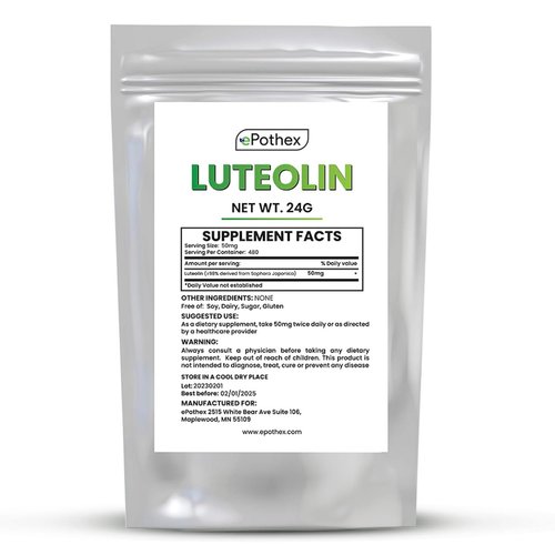 ePothex Pure Luteolin Powder 24 Grams, Brain and Nervous System Support, Promotes Immune Functionality, Maximum Absorption