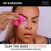 Slay the Bake Blurring Powder by Gerard Cosmetics | Soft Matte Pink Setting Powder | Minimizes Fine Lines for Mature Skin | Talc Free, Cruelty Free, Vegan (0.65 oz)