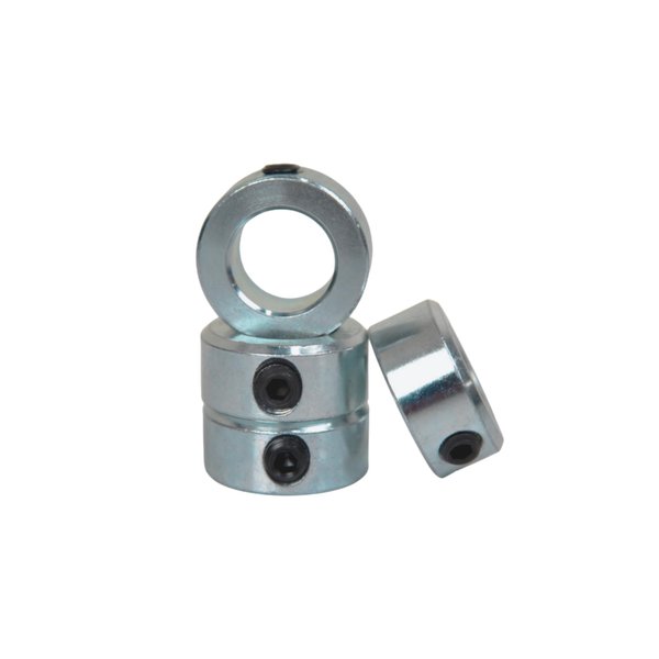 Jeremywell 5/8" Bore Zinc Plated Set Screw Shaft Collar OD 1-1/8" Width 1/2" (4 PCS)