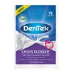 DenTek Cross Flosser Plaque Control Floss Picks, X-Shaped Floss, 75 Count