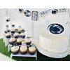 Penn State Party Supplies (42 Pieces) for PSU Graduation, Tailgating and Birthday Party Decorations with Penn State Banner with Penn State Cake Toppers Decorations (Penn State Nittany Lions)