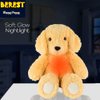 BEREST Baby Cry Sensor Sleepy Dog Sleep Soother Sleeping Aid White Noise Infant Slumber Buddies Puppy Dog Toy, Nursery Decor with Night Light, Mom‘s Heartbeat 9 Sounds Therapy for Toddler Crib
