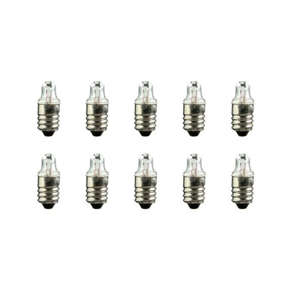 CEC Industries #112 Bulbs, 1.2 V, 0.264 W, E10 Base, TL-3 shape (Box of 10)