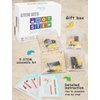Poraxy 4 Pack Dinosaur Toys for Kids 8-12, STEM Kits, Boys Toys Age 8-10, 3D Wooden Puzzle Robotic Model, Educational Science Building Projects Crafts, Gifts for Boys Girls 8 9 10 11 12 13 Years Old