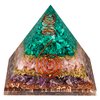 Healing Crystals Orgone Pyramid Gifts for Women, Amethyst Green Aventurine Orgonite Pyramids for Meditation, Chakra Balance, Positive Energy, Success, Handmade Home and Office Decor, Birthday Gifts