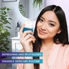 VELORA Silicone Ice Roller for Face and Eyes - Reusable Ice Mold for Puffiness Relief, Bright Skin, Fine Lines, Pores, Acne - Ice Face Roller (Blue)