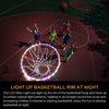 Waybelive LED Basketball Hoop Lights, Remote Control Basketball Rim LED Light, 16 Color Change by Yourself, Waterproof, Super Bright to Play at Night Outdoors, Good Gift for Kids, 2 Pack