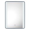 Conair Lighted Makeup Mirror, LED Vanity Mirror with Adjustable Base, Battery Operated in Blue