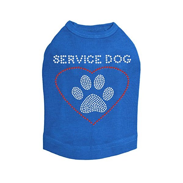 Service Dog Dog Shirt 4XL ROYAL BLUE