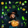 JCFIRE 90+ Styles Halloween Temporary Tattoos for Kids Halloween Party Favors, Glow in Dark Tattoos Bulk Halloween Birthday Party Decorations Supplies Goodie Bags Fillers Activities Games Accessories