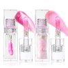 Bossup Color Changing Lip Oil,Warm Change Moisturizing Lip Gloss,Magic Big Brush Color Changing Lip Oil,Moisturized & sparkling,Long Lasting Nourishing Lip Glow Oil Non-sticky Primer Lip Tint (01+02)