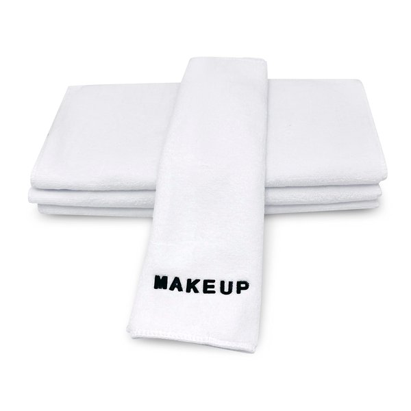 Crafty Cloth| Microfiber | Makeup Remover Cloths | Ultra Soft | Quick Dring | Reusable Facial Cleanser Gentle Cleansing | White