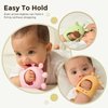 Momcozy Baby Teether Toys | Baby Teething Toys | Baby Teething Relief | Food Grade Silicone Teether Baby Toys | Baby Teether 0-6 Months | Teething Toy 6-12 Months | Baby Essential | Green