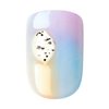 KISS imPRESS No Glue Mani Press On Nails, Bare But Better, 'Sweet Life', Multicolor, Short Size, Squoval Shape, Includes 30 Nails, Prep Pad, Instructions Sheet, 1 Manicure Stick, 1 Mini File