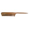 Fine Tooth Comb,New Star Anti-Static Green Sandalwood Comb Rat Tail Comb with Thin and Long Handle