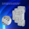 CNAODUN Cyclic Time Delay Relay Digital Display Dual Outputs HYCRT8S-J2 AC/DC 24-240V Button Adjustment Cycle Time Relay DIN Rail Mount Type